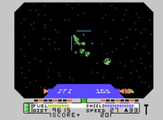 Blockade Runner for ColecoVision - A barage of asteroids appears...
