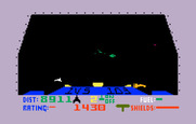 Blockade Runner for Intellivision - Firing at some targets...