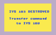 Blockade Runner for Intellivision - My ship was destroyed, transferring to the next one...