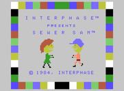 Sewer Sam for ColecoVision - Title screen.