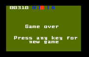 Sewer Sam for Intellivision - Game over.