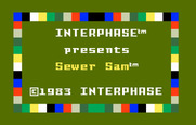Sewer Sam for Intellivision - Title screen.