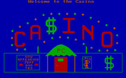 Casino Games for IBM PC/Compatibles - Title screen.