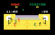 NBA Basketball for Intellivision - Basketball in progress...