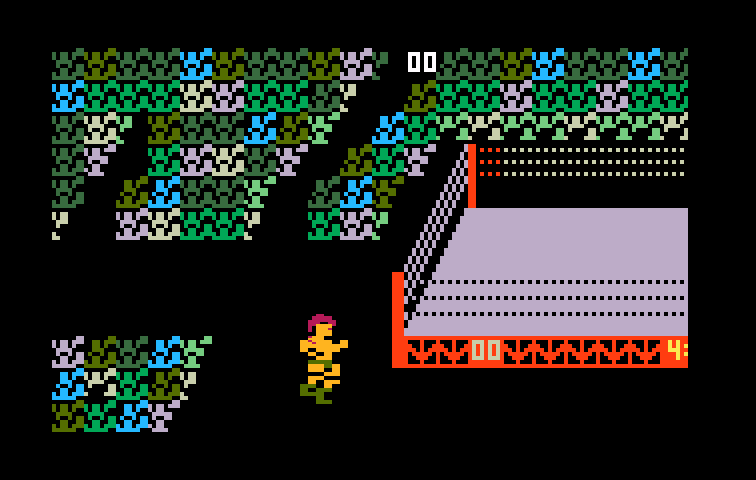 Body Slam: Super Pro Wrestling Intellivision Screenshot: Wrestlers enter the arena...