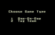 Body Slam: Super Pro Wrestling for Intellivision - Choose a game type.