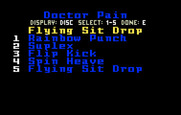 Body Slam: Super Pro Wrestling for Intellivision - You can customize your wrestlers moves.