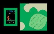 Chip Shot: Super Pro Golf for Intellivision - Putting.