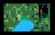 Chip Shot: Super Pro Golf for Intellivision - A short par 3, but don't land in the water!