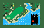 Chip Shot: Super Pro Golf for Intellivision - It's in the hole! I chipped in from off the green...