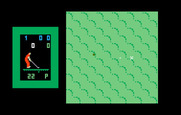 Chip Shot: Super Pro Golf for Intellivision - Visiting the practice green.