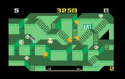 Diner for Intellivision - On this level some of the paths move up and down...watch out!