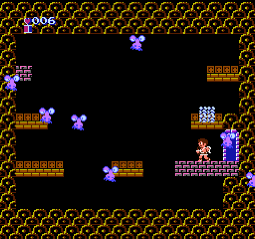 Kid Icarus NES / Famicom Screenshot: Shoot these things to earn hearts!