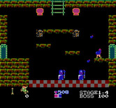 Kid Icarus for NES / Famicom - I've been hit by something! It's an eggplant curse!
