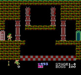 Kid Icarus for NES / Famicom - Entering stage 1-4...