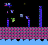 Kid Icarus for NES / Famicom - I'm hit, that will cost some energy...