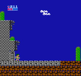 Kid Icarus for NES / Famicom - Beginning stage 2-1.