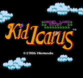 Kid Icarus for NES / Famicom - Title screen (U.S. version).