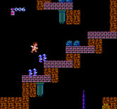 Kid Icarus for NES / Famicom - Jump up the platforms while avoiding snakes.