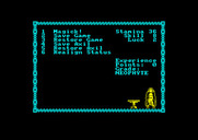 Heavy on the Magick for Amstrad CPC - The main menu.