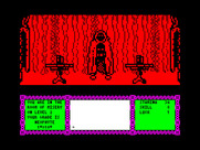 Heavy on the Magick for ZX Spectrum - Game start.