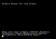 Warp Factor, The for Apple II - What are your orders?