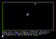 Warp Factor, The for Apple II - You can adjust the display to different zoom levels.
