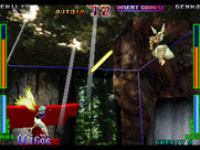 Psychic Force for Arcade - Fight in progress...
