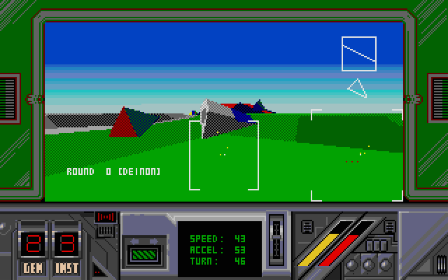 ThunderStrike Atari ST Screenshot: Flying around...