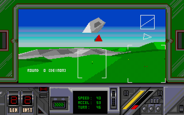 ThunderStrike Atari ST Screenshot: Game in progress...
