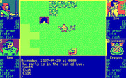 Scavengers of the Mutant World for IBM PC/Compatibles - Game start.