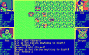 Scavengers of the Mutant World for IBM PC/Compatibles - The battle screen.