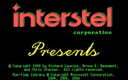 Scavengers of the Mutant World for IBM PC/Compatibles - Interstel logo.