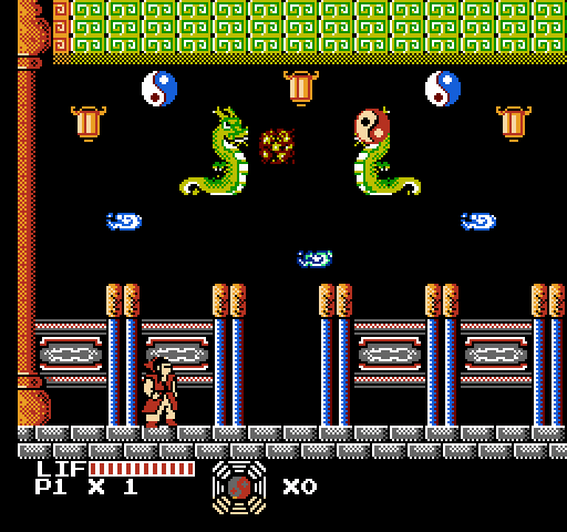 Master Chu and the Drunkard Hu NES / Famicom Screenshot: Round 2 start.