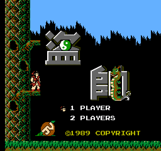 Master Chu and the Drunkard Hu NES / Famicom Screenshot: Title screen (Original Chinese release).
