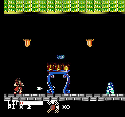 Master Chu and the Drunkard Hu NES / Famicom Screenshot: End of round 2...