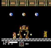 Master Chu and the Drunkard Hu for NES / Famicom - End of the level...destroy the boss first, then collect the symbol!