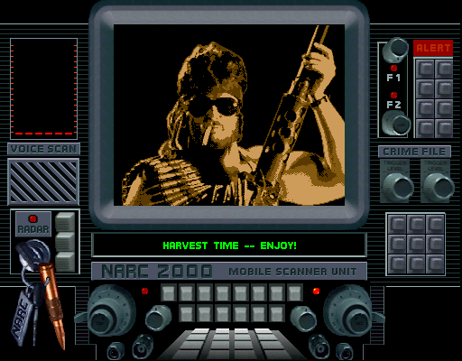 NARC Arcade Screenshot: My next opponent...