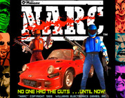 NARC for Arcade - Title screen.