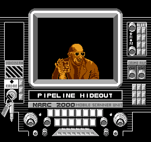 NARC NES / Famicom Screenshot: Get ready for the first mission!