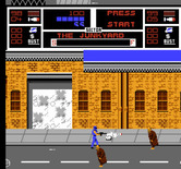 NARC for NES / Famicom - Blasting some enemies...