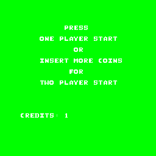 Thief Arcade Screenshot: Press start button to begin!