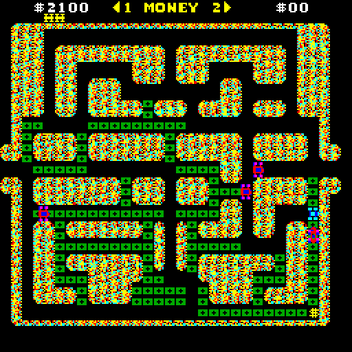 Thief Arcade Screenshot: Collecting money on the screen...