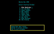 Strat-O-Matic Computer Baseball for IBM PC/Compatibles - Select a starting pitcher...