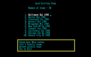 Strat-O-Matic Computer Baseball for IBM PC/Compatibles - Load a team...
