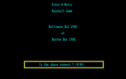 Strat-O-Matic Computer Baseball for IBM PC/Compatibles - Is team selection correct?