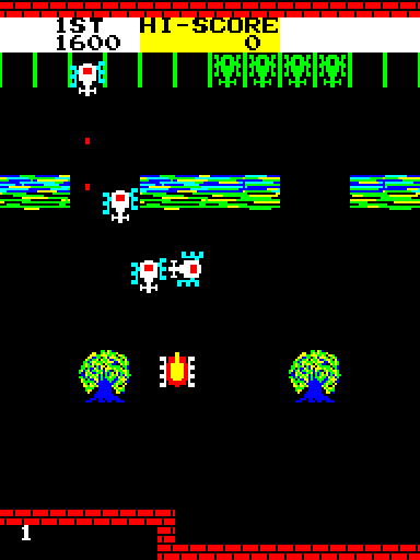 No Man's Land Arcade Screenshot: Tanks get faster and trickier as the game progresses...