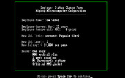 Executive Suite for IBM PC/Compatibles - Here's what the job offers...