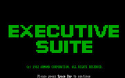 Executive Suite for IBM PC/Compatibles - Title screen.