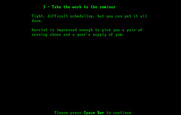 Executive Suite for IBM PC/Compatibles - The results of my choice.